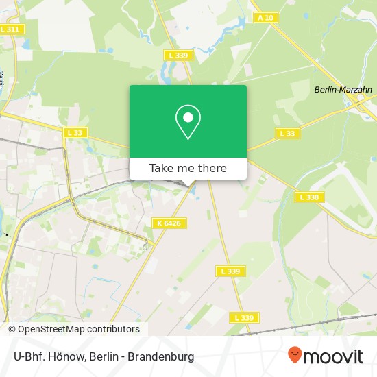 U-Bhf. Hönow map