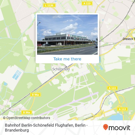 Bahnhof Berlin-Schönefeld Flughafen map