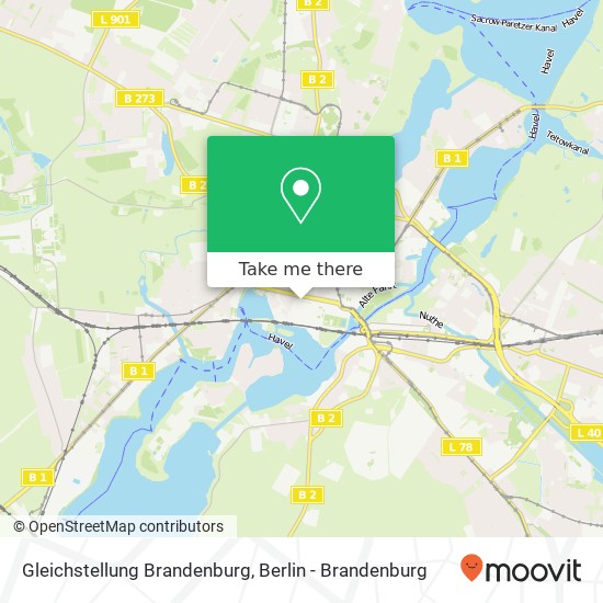 Gleichstellung Brandenburg map