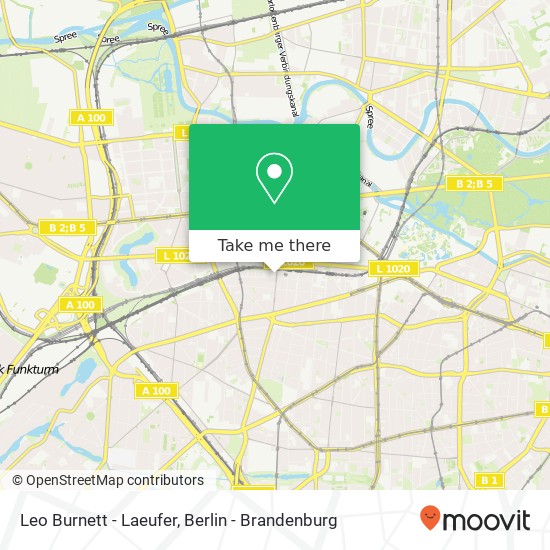 Карта Leo Burnett - Laeufer, Leibnizstraße 65