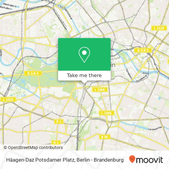 Häagen-Daz Potsdamer Platz, Ebertstraße map