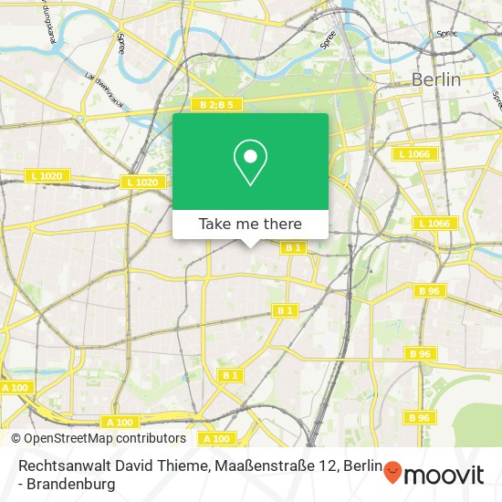 Rechtsanwalt David Thieme, Maaßenstraße 12 map