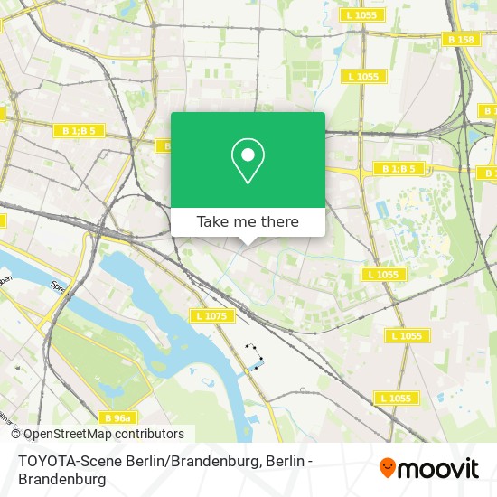 TOYOTA-Scene Berlin / Brandenburg map