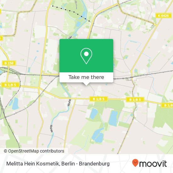 Карта Melitta Hein Kosmetik, Mädewalder Weg 43