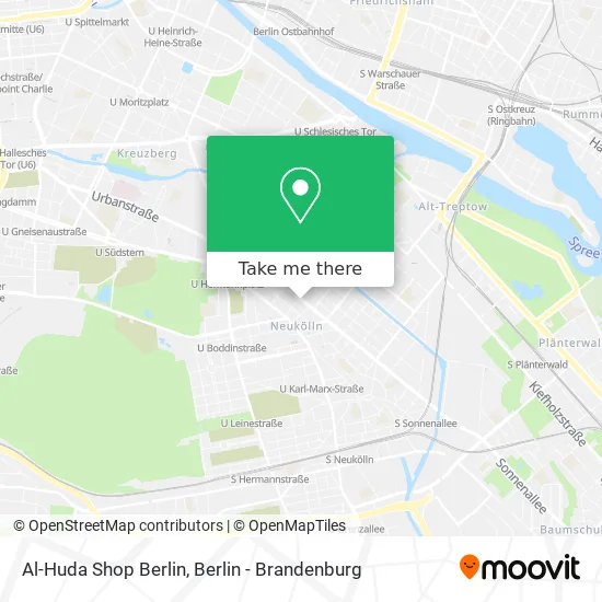 Al-Huda Shop Berlin map