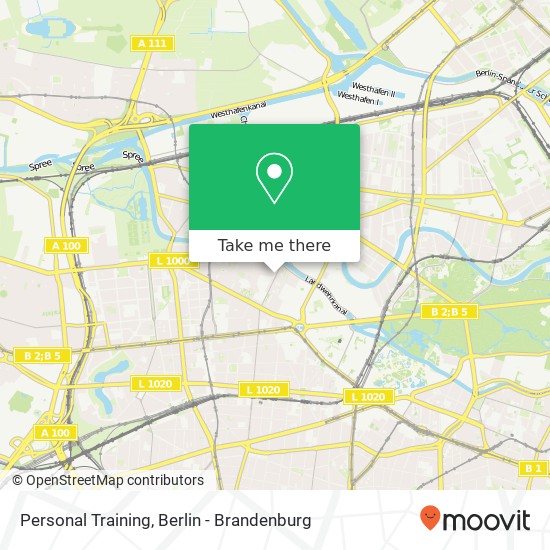 Personal Training, Cauerstraße map