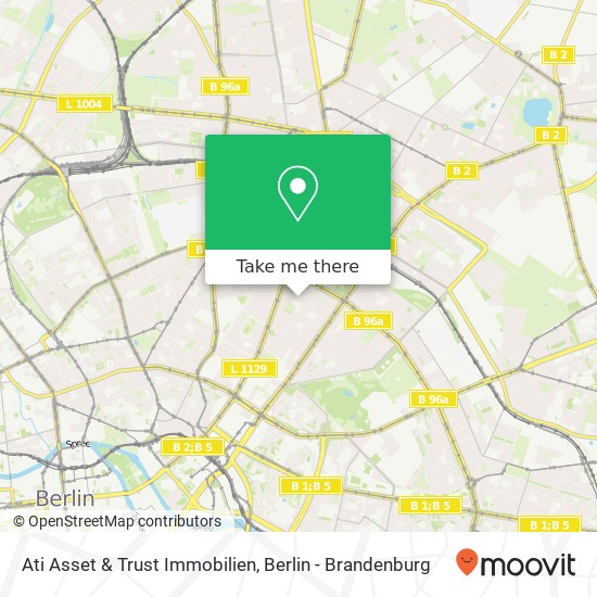 Карта Ati Asset & Trust Immobilien, Christburger Straße 41