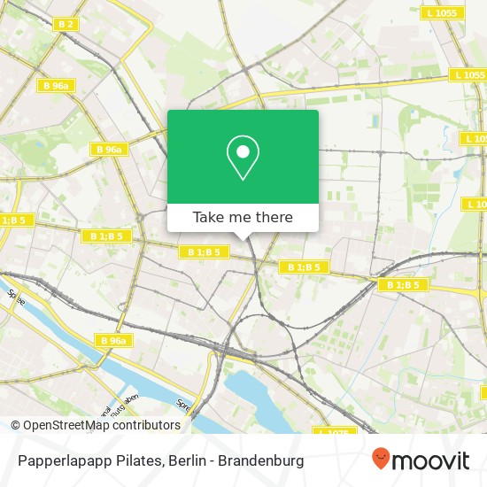 Карта Papperlapapp Pilates, Pettenkoferstraße 4