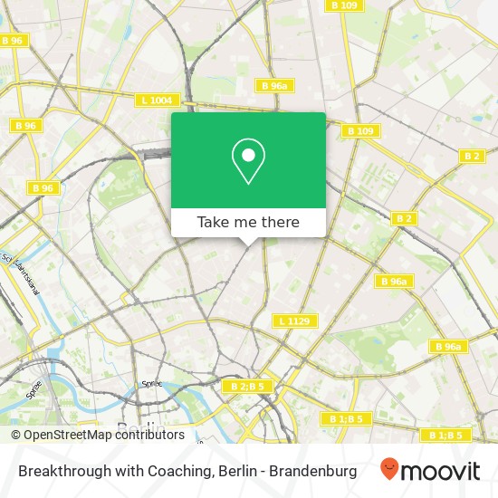 Карта Breakthrough with Coaching, Kastanienallee 88