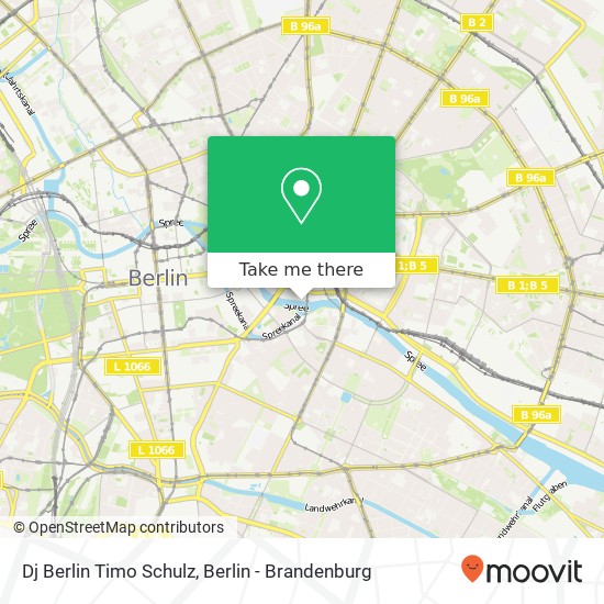 Карта Dj Berlin Timo Schulz, Rolandufer