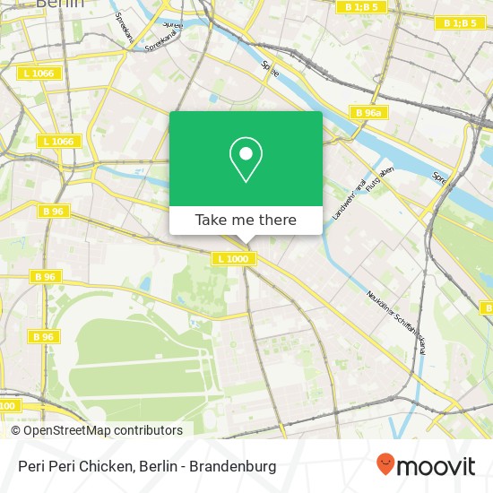 Peri Peri Chicken, Kottbusser Damm 35 map