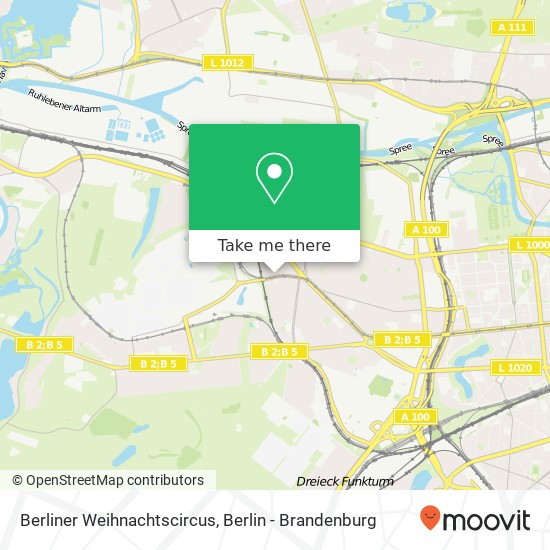 Berliner Weihnachtscircus map