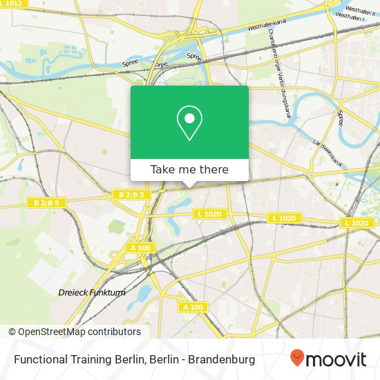 Карта Functional Training Berlin, Kaiserdamm 109