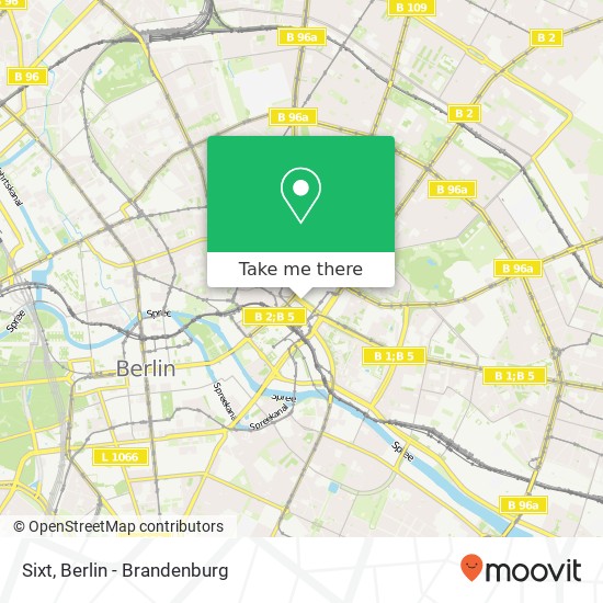 Sixt, Alexanderplatz map