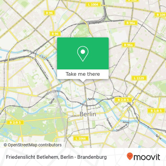 Friedenslicht Betlehem, Mitte, 10115 Berlin map