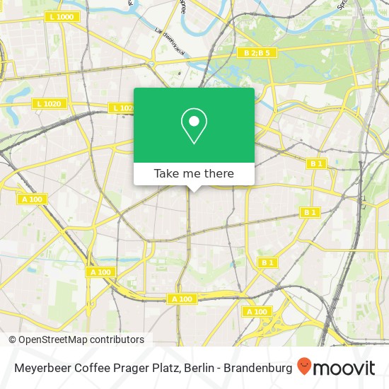 Карта Meyerbeer Coffee Prager Platz, Prager Platz 3