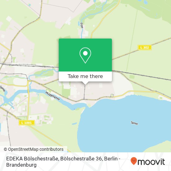 EDEKA Bölschestraße, Bölschestraße 36 map