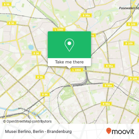 Musei Berlino map