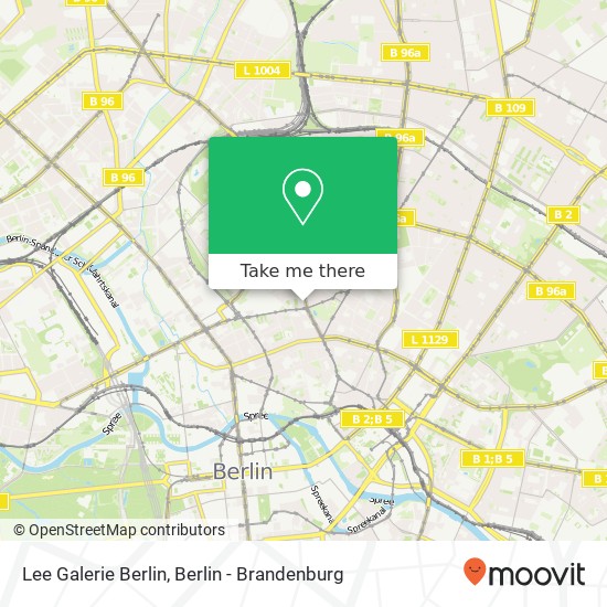 Lee Galerie Berlin map