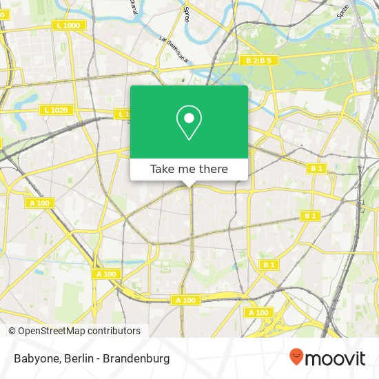 Babyone, Bundesallee 17 map