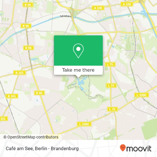 Café am See, Mohriner Allee map