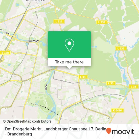 Dm-Drogerie Markt, Landsberger Chaussee 17 map