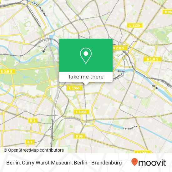 Berlin, Curry Wurst Museum map