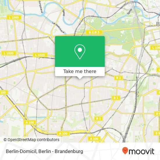 Berlin-Domicil map