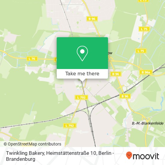 Twinkling Bakery, Heimstättenstraße 10 map