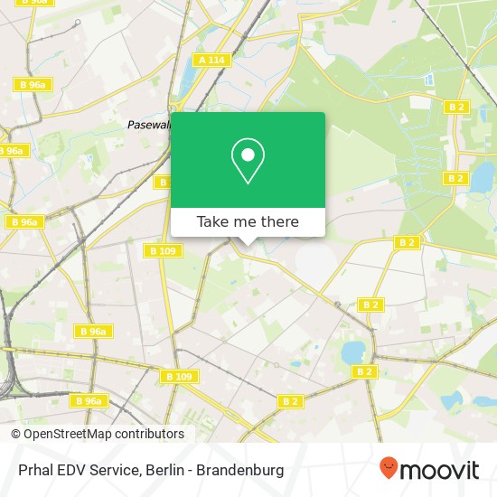 Карта Prhal EDV Service, Eigerstraße 22