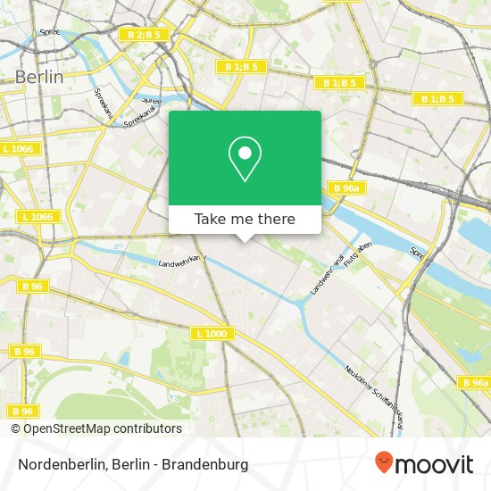 Карта Nordenberlin, Lausitzer Straße 10
