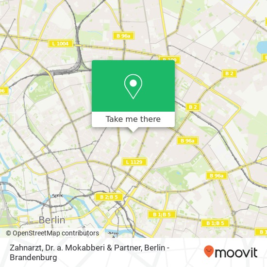 Zahnarzt, Dr. a. Mokabberi & Partner, Kollwitzstraße 62 map