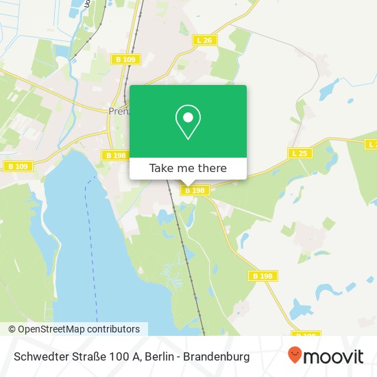 Schwedter Straße 100 A map