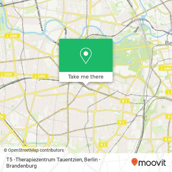 T5 -Therapiezentrum Tauentzien, Tauentzienstraße 5 map