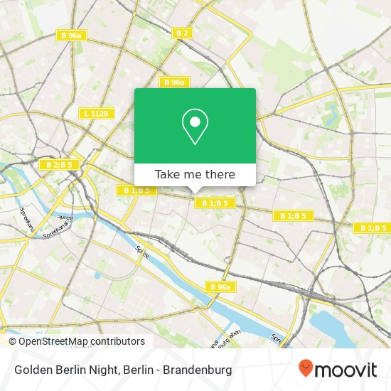 Карта Golden Berlin Night