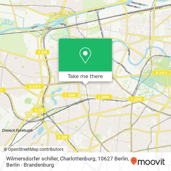 Wilmersdorfer schiller, Charlottenburg, 10627 Berlin map