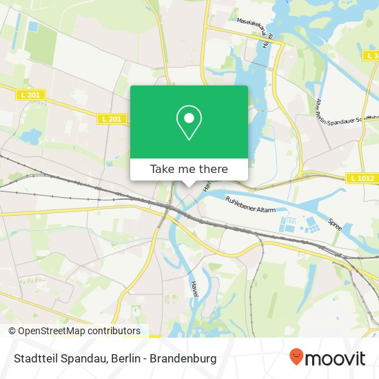 Stadtteil Spandau map