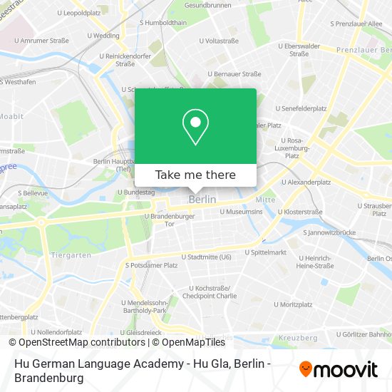 Hu German Language Academy - Hu Gla map