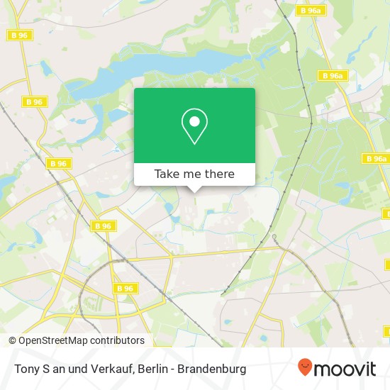 Tony S an und Verkauf, Senftenberger Ring 52 map