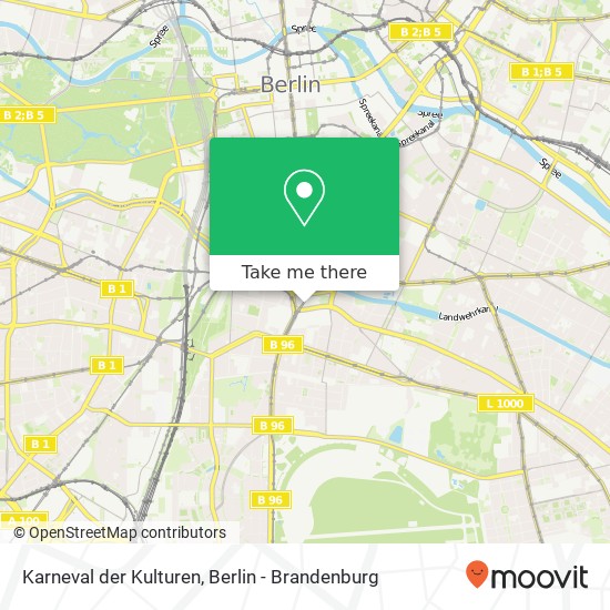 Karneval der Kulturen map