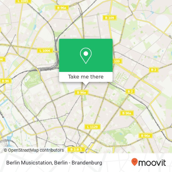 Berlin Musicstation map