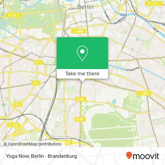 Yoga Now, Mehringdamm 61 map