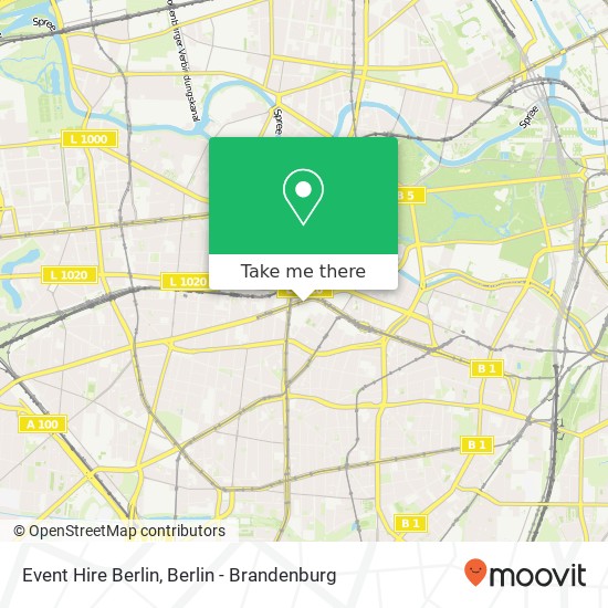 Event Hire Berlin map