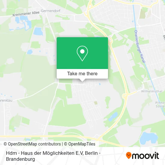 Hdm - Haus der Möglichkeiten E.V map
