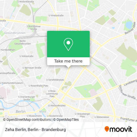 Zeha Berlin map