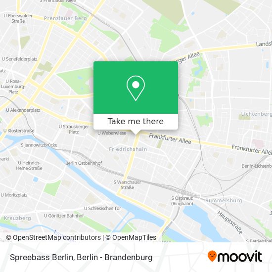 Spreebass Berlin map