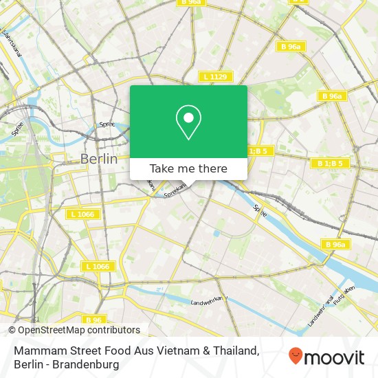 Карта Mammam Street Food Aus Vietnam & Thailand, Wallstraße 39