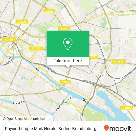 Physiotherapie Maik Herold, Gubener Straße 37 map