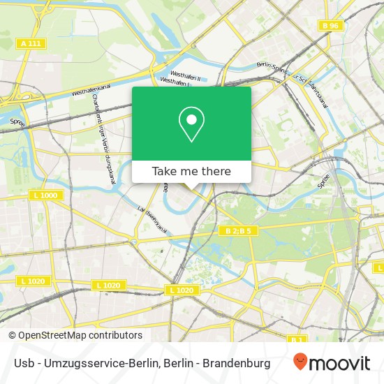 Карта Usb - Umzugsservice-Berlin, Levetzowstraße 12A