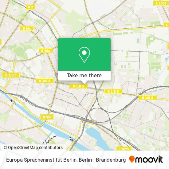 Europa Spracheninstitut Berlin map